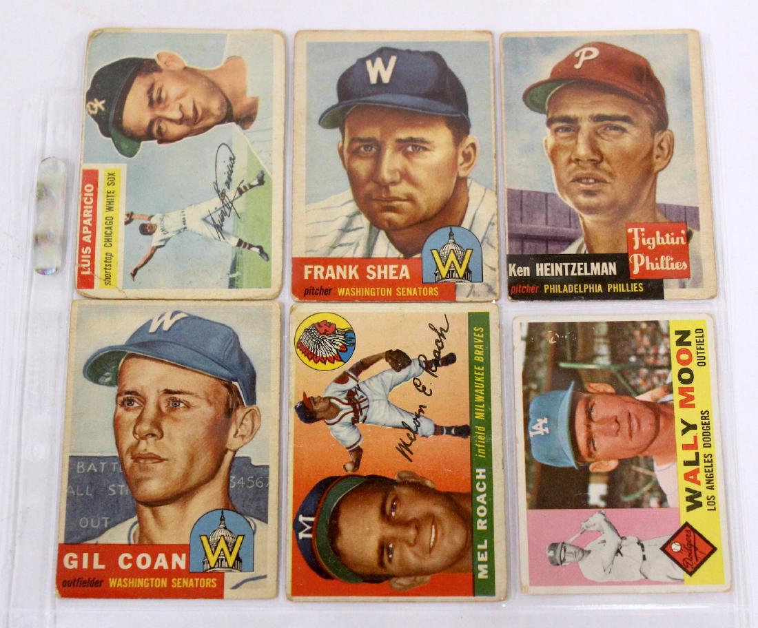 Topps Baseball Cards 1953-1960 (6) (1 of 2)