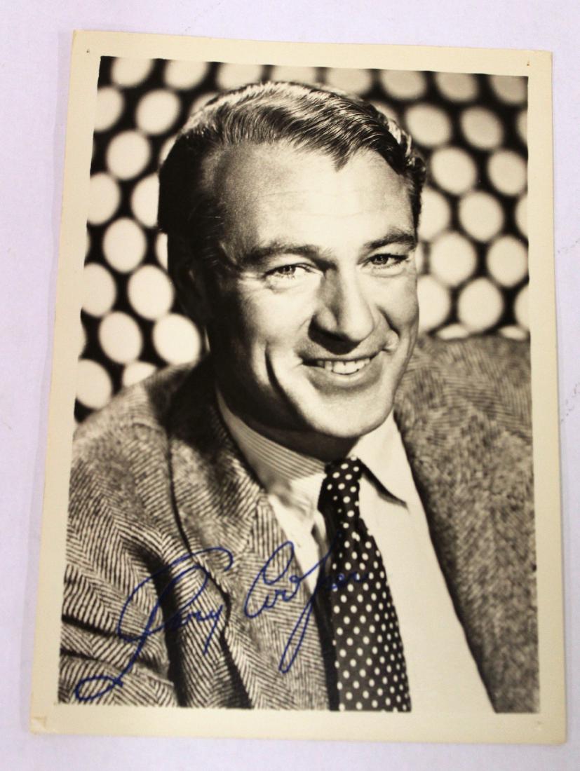 Gary Cooper Signed Photograph (1 of 2)
