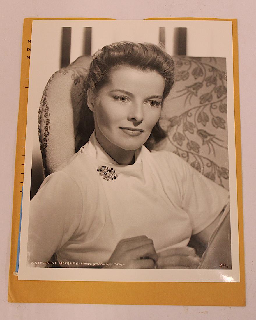Katharine Hepburn Portrait with Negative. (1 of 2)