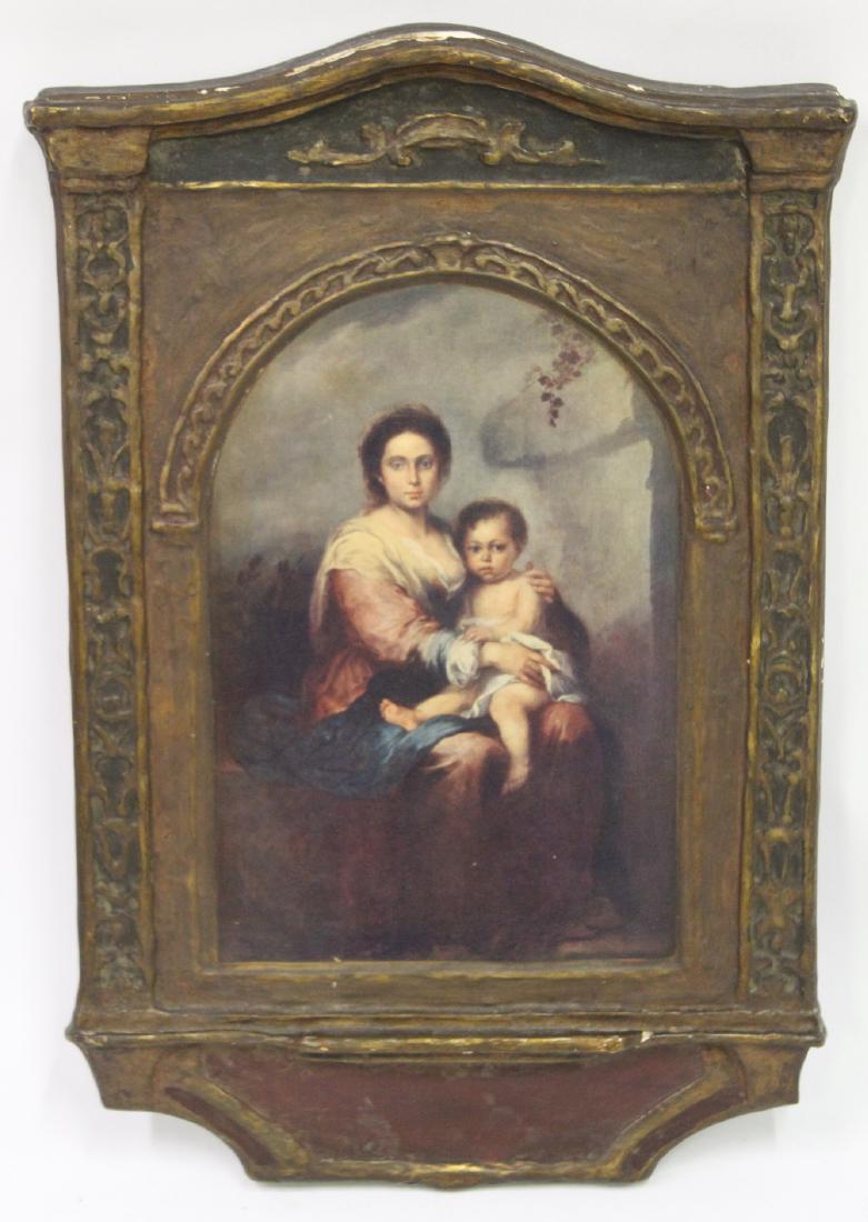 Murrillo. Icon. Virgin and Child. (1 of 3)