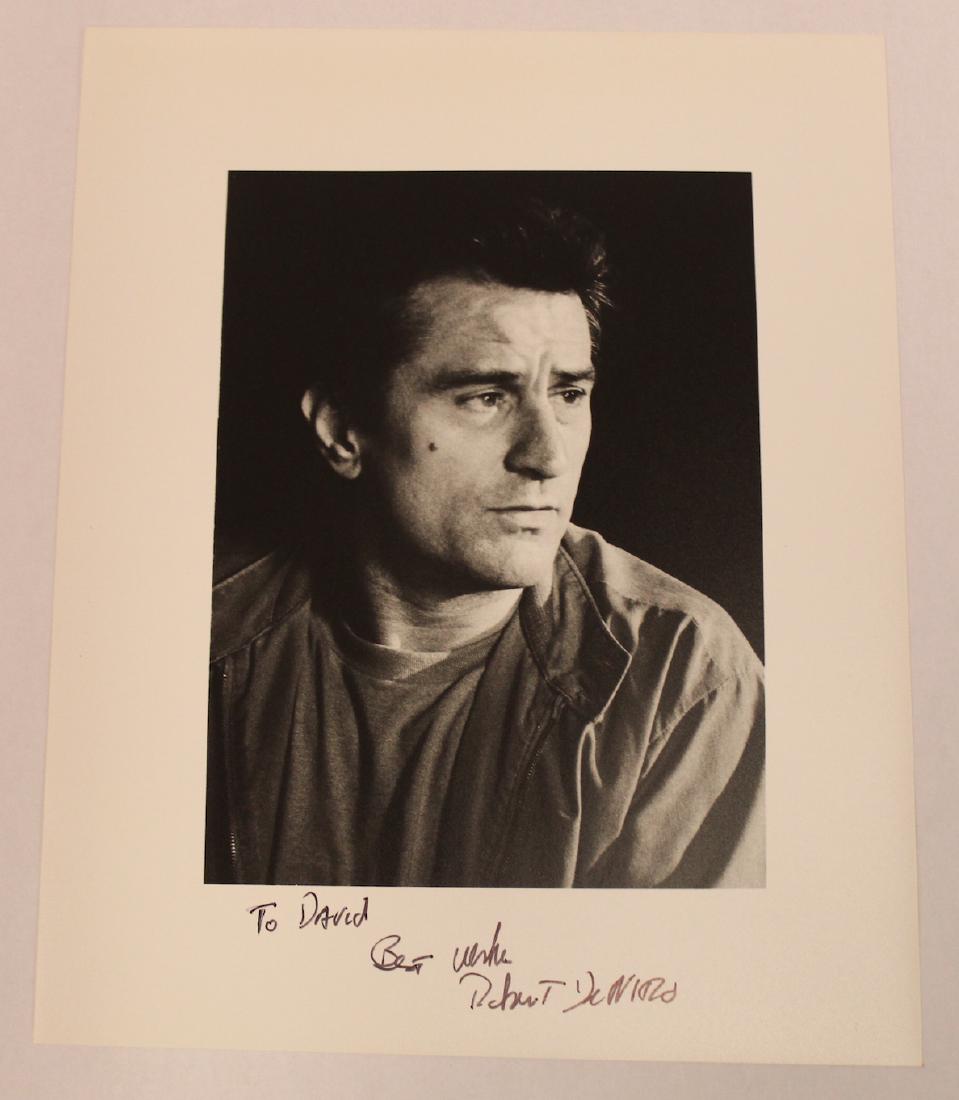 Autographed Photograph. Robert DeNiro (1 of 2)