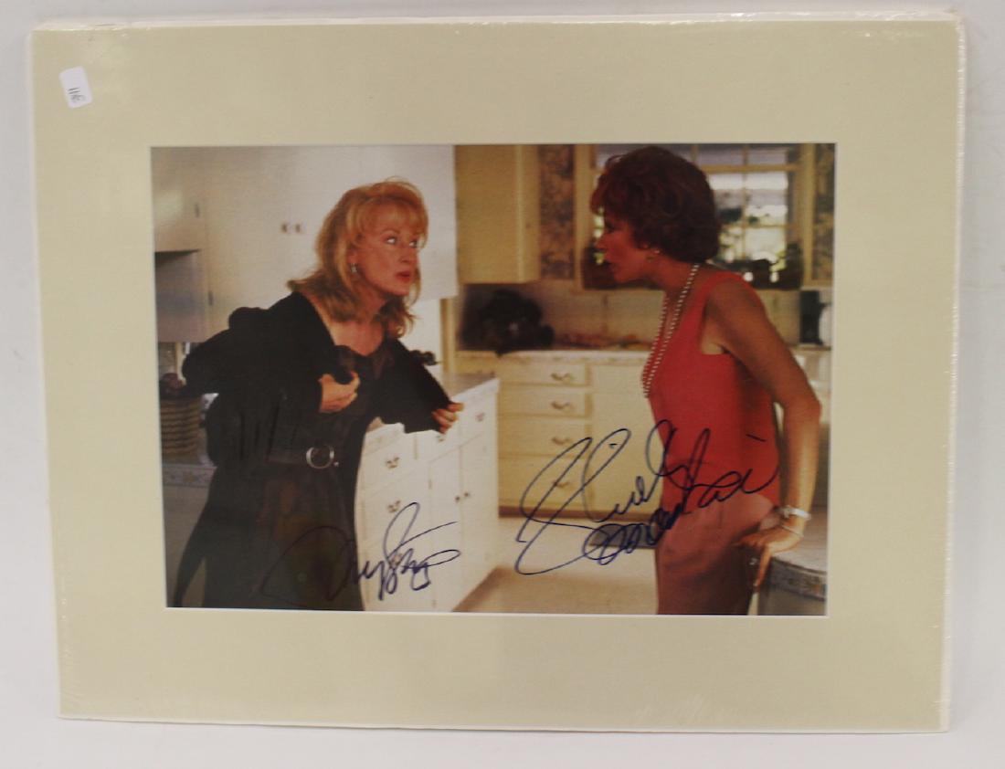 Meryl Streep Shirley MacLaine Autographed Photograph (1 of 2)