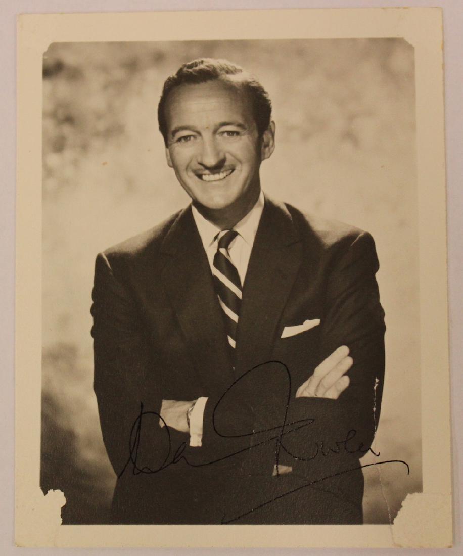 David Niven Autographed Photograph (1 of 3)