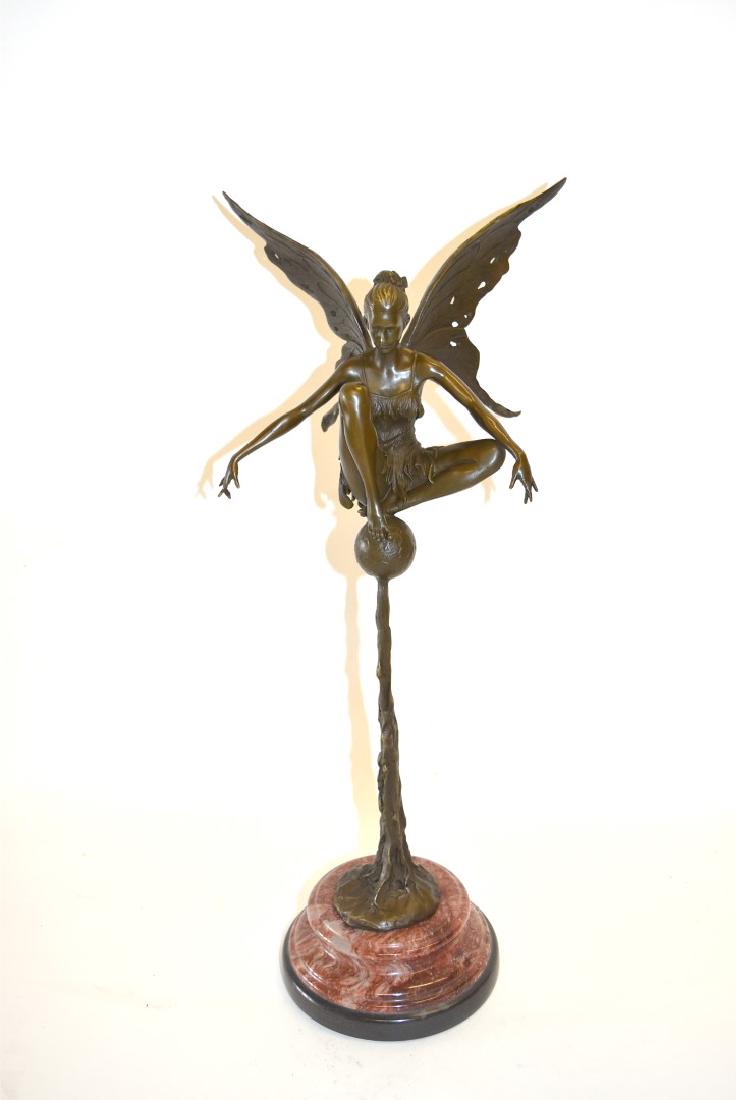 Cesaro; 20thC. Bronze of a Fairy Signed (1 of 8)