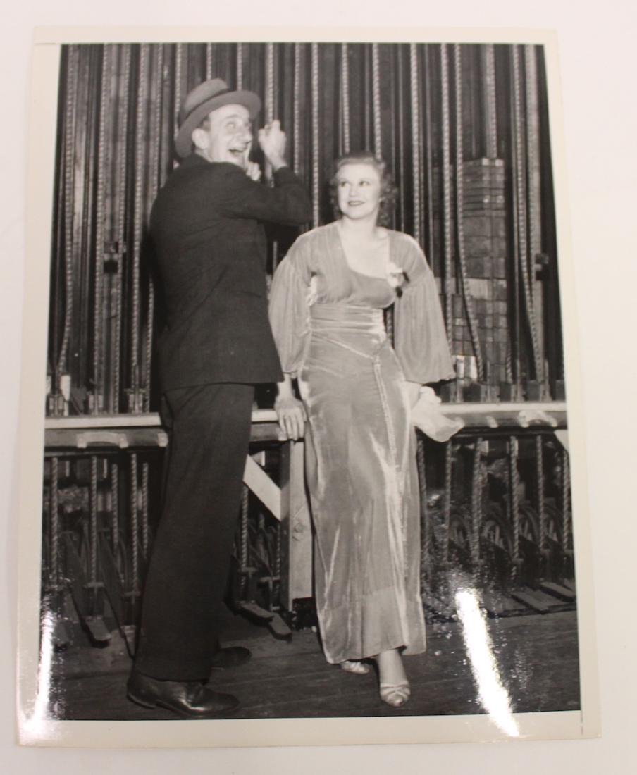 Vintage Movie Still Durante and Rogers: Jimmy Durante and Ginger Rogers. 1932 With back stamp for International News 8 x 10