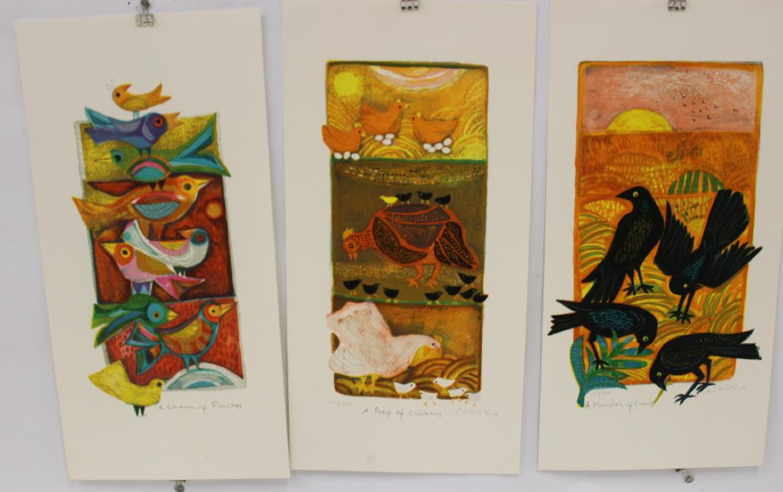 Judith Bledsoe. Lithographs (3) Signed (1 of 7)