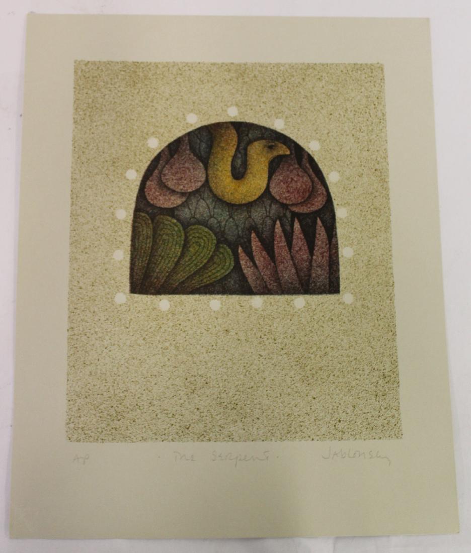 Jablonsky, Carol. Artist Proof. Litho. Sgd. (1 of 3)