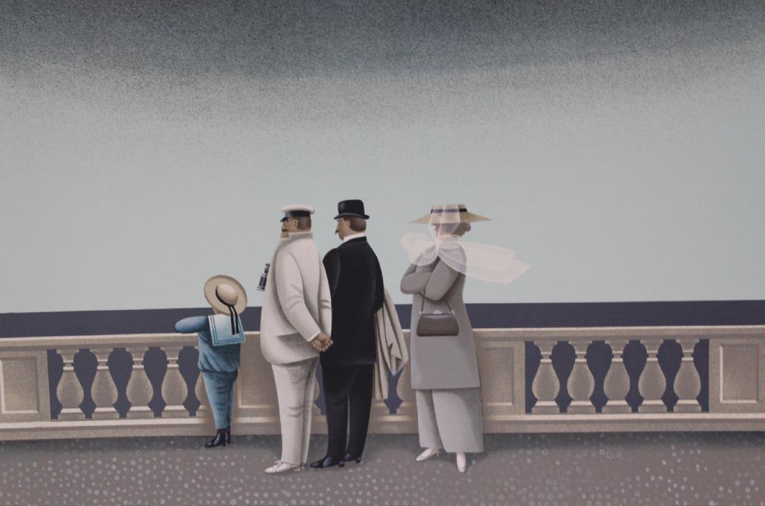 Balet, Jan. Lithograph. Strollers. (1 of 4)