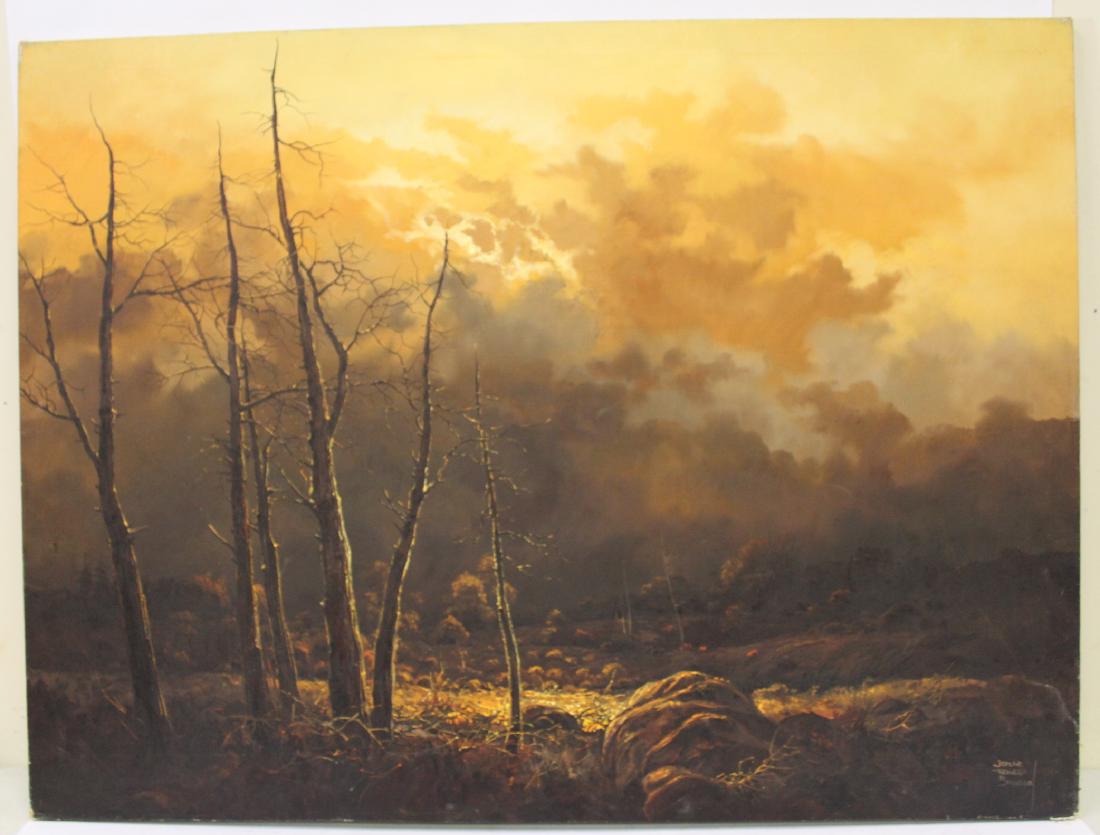 Jorge Braun . Oil on Canvas. Signed. (1 of 2)