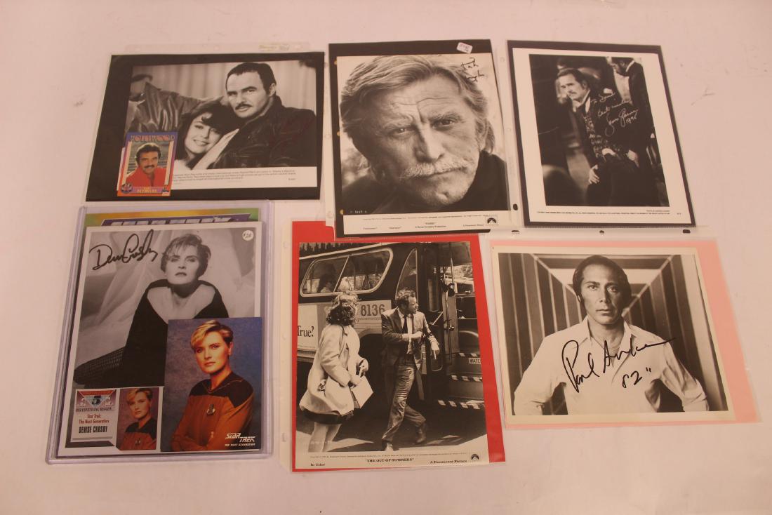 Autographed Photos inc. Kirk Douglas, Jack Lemonn (6) (1 of 7)