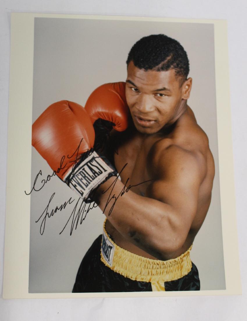 Autographed Mike Tyson Boxing Photograph (1 of 2)