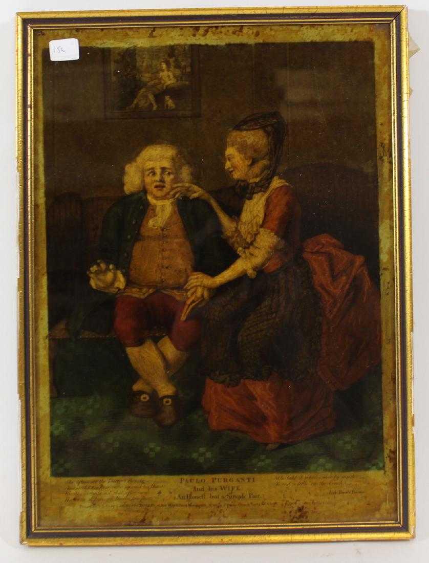 18th C. Mezzotint Paulo Purgant (1 of 4)