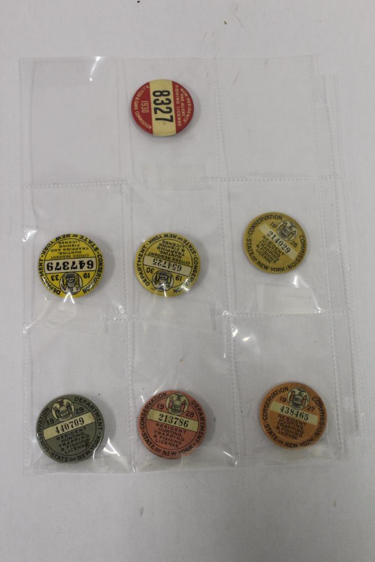 State of New York Conservation BadgesÊ 1926-1933(7) (1 of 3)