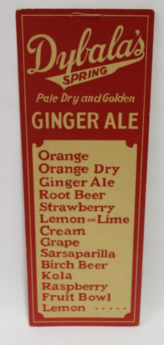 Dybala's Springs Advertisement for Ginger Ale (1 of 1)