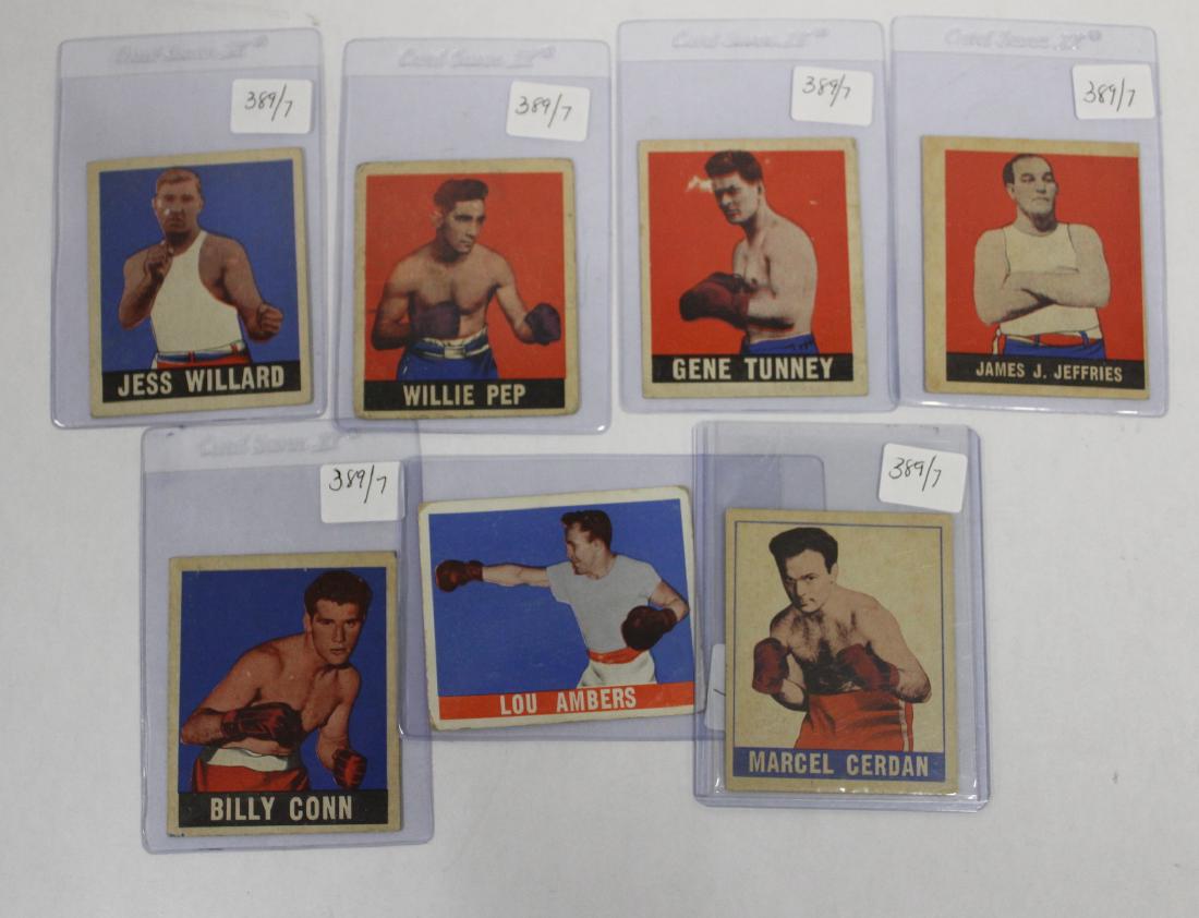1948 Leaf Boxing Cards. (7) (1 of 9)