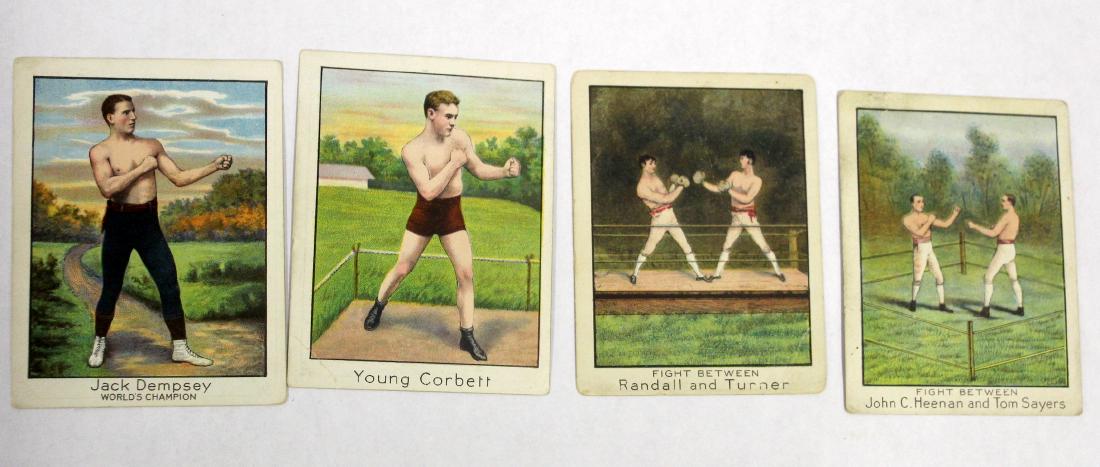 1910 Mecca Cigarettes Boxing Cards. (4) (1 of 10)