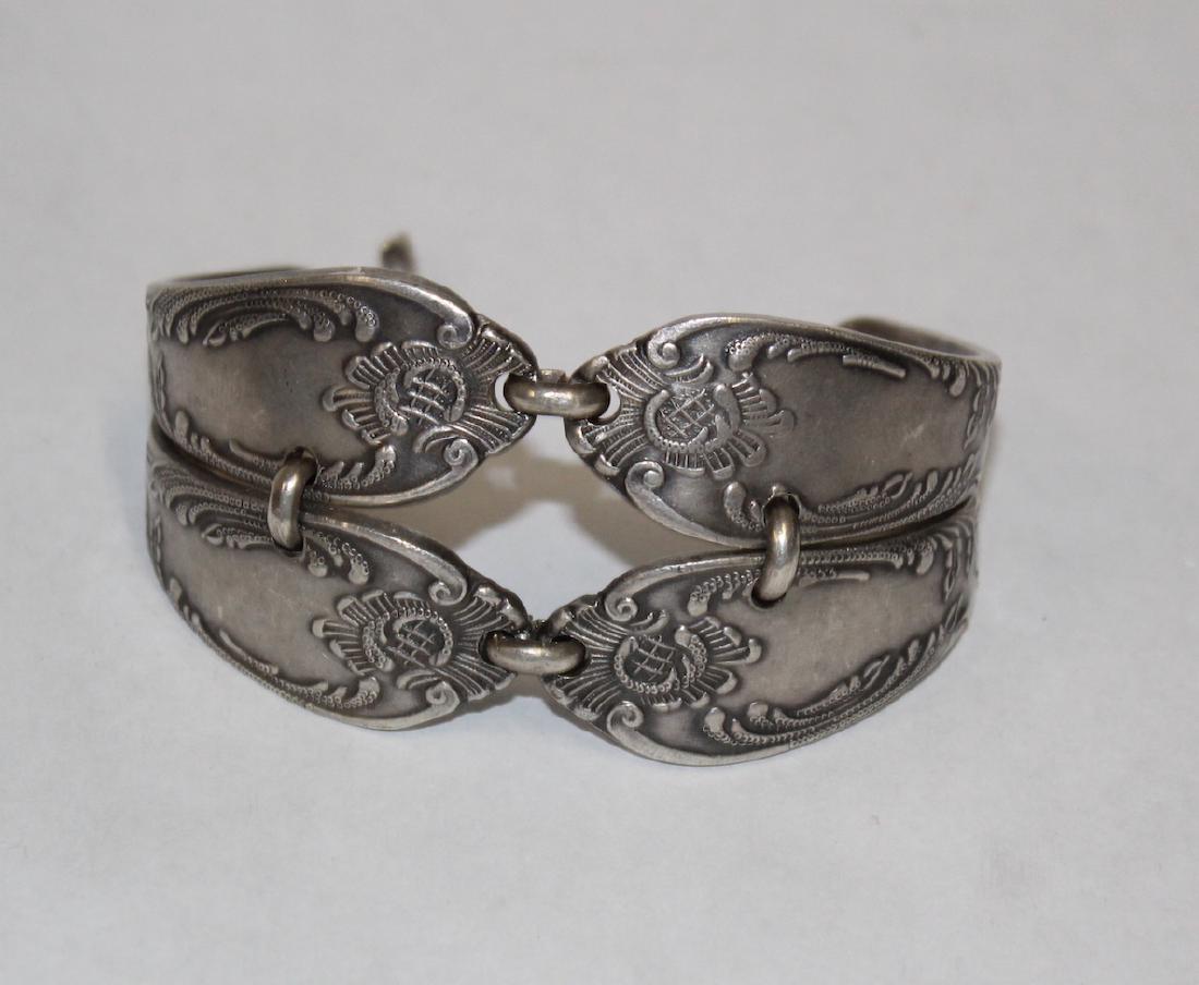 Interesting Vintage Bracelet Made from Spoon Handles (1 of 3)