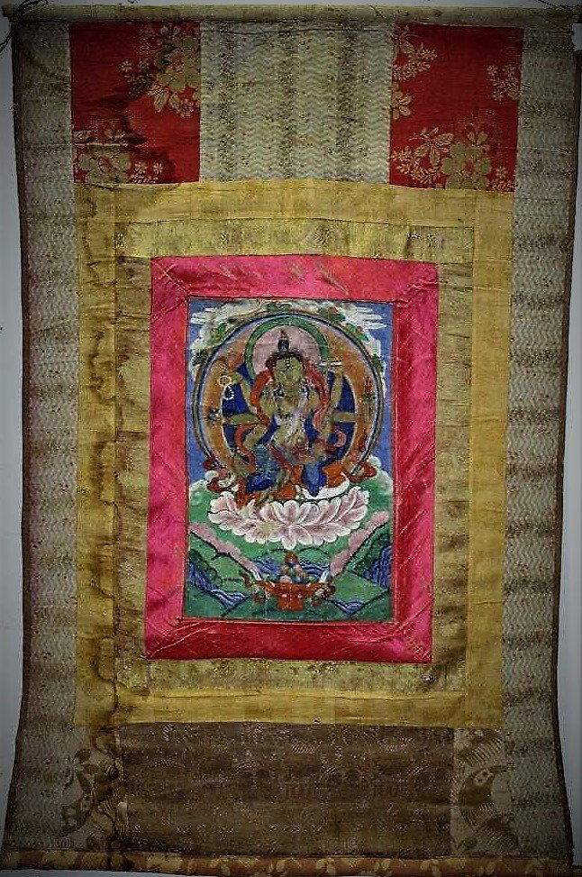 18th C. Thanka, probably Nepal (1 of 2)