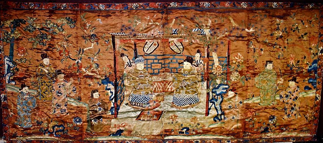 18Th C. Silk Tapestry (1 of 3)