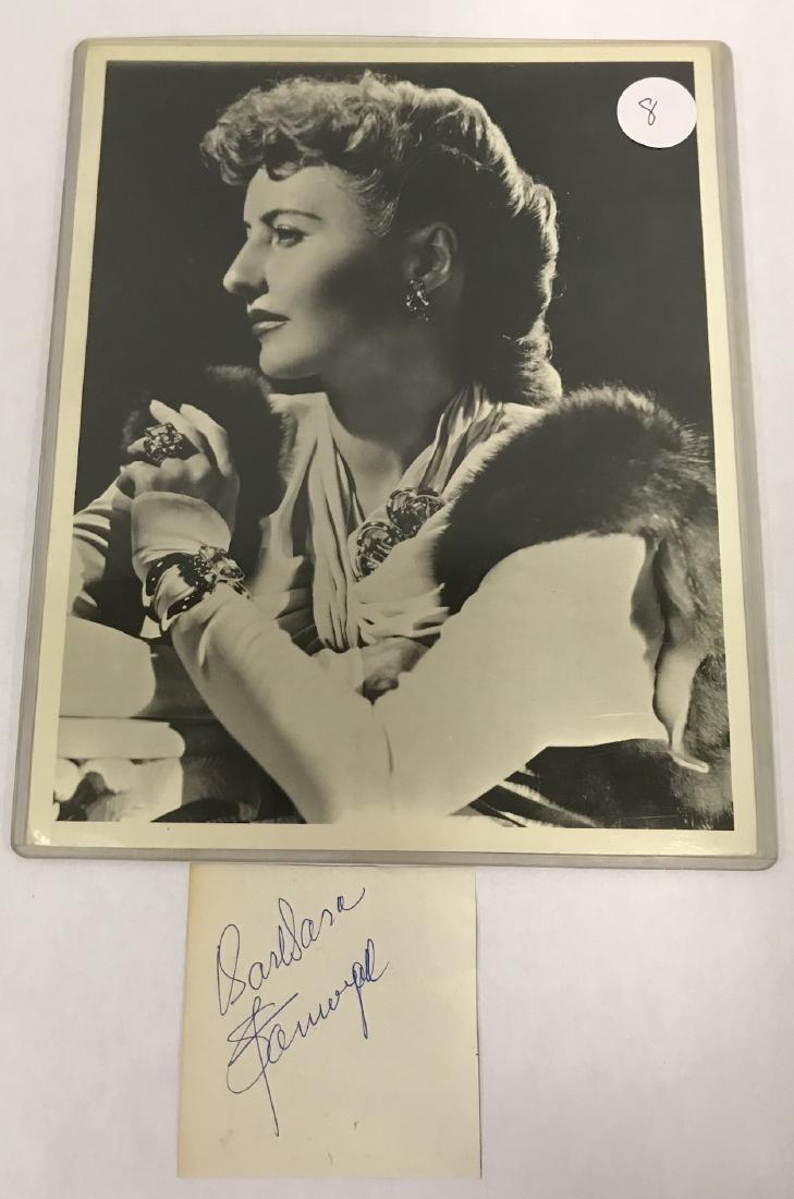 Barbara Stanwyck Autograph with Photograph (1 of 2)