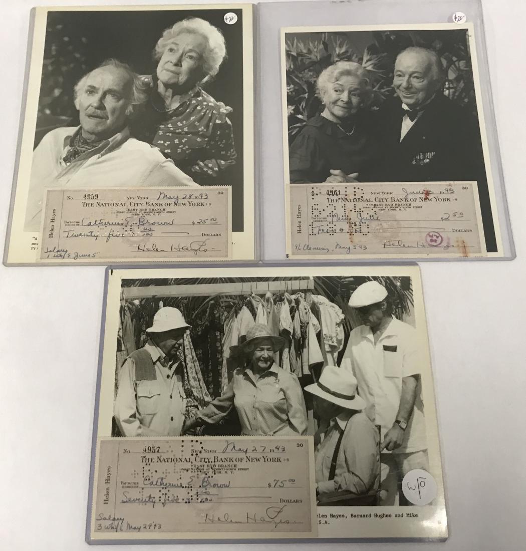 Helen Hayes Signed Checks (3) (1 of 8)
