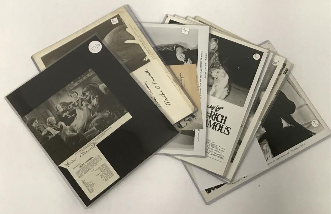 Celebrity Autographs inc. Joan Bennett, Driscoll-8 (1 of 6)