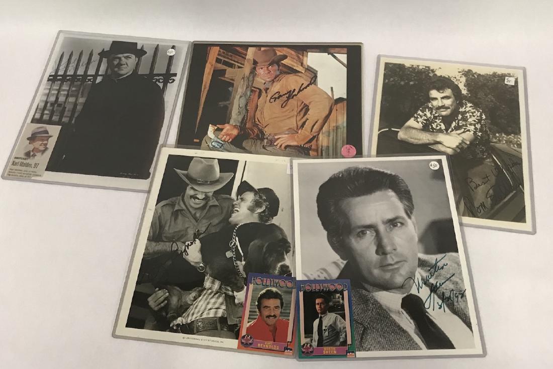 Autographed Photos  inc. Reynolds, Selleck, Sheen (1 of 9)