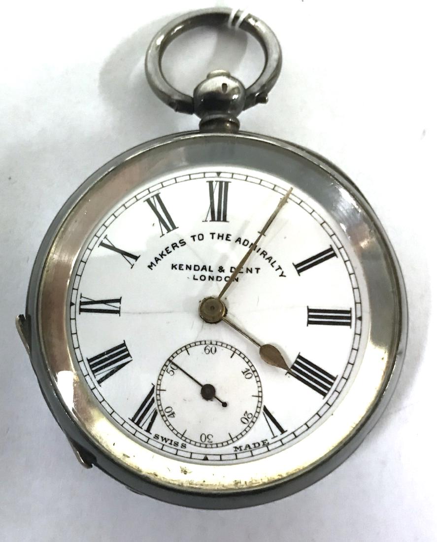 Kendal & Dent Open Face Pocket Watch (1 of 2)