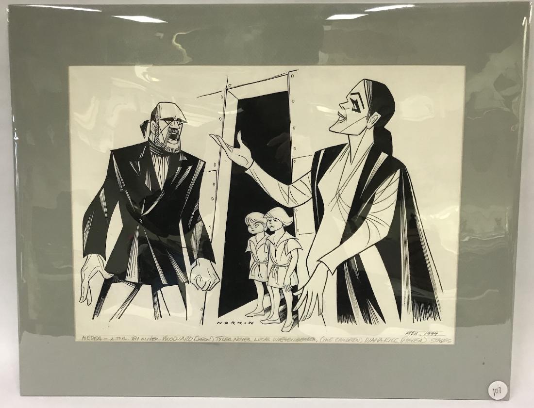 Original Sam Norkin Illustration. Signed (1 of 3)