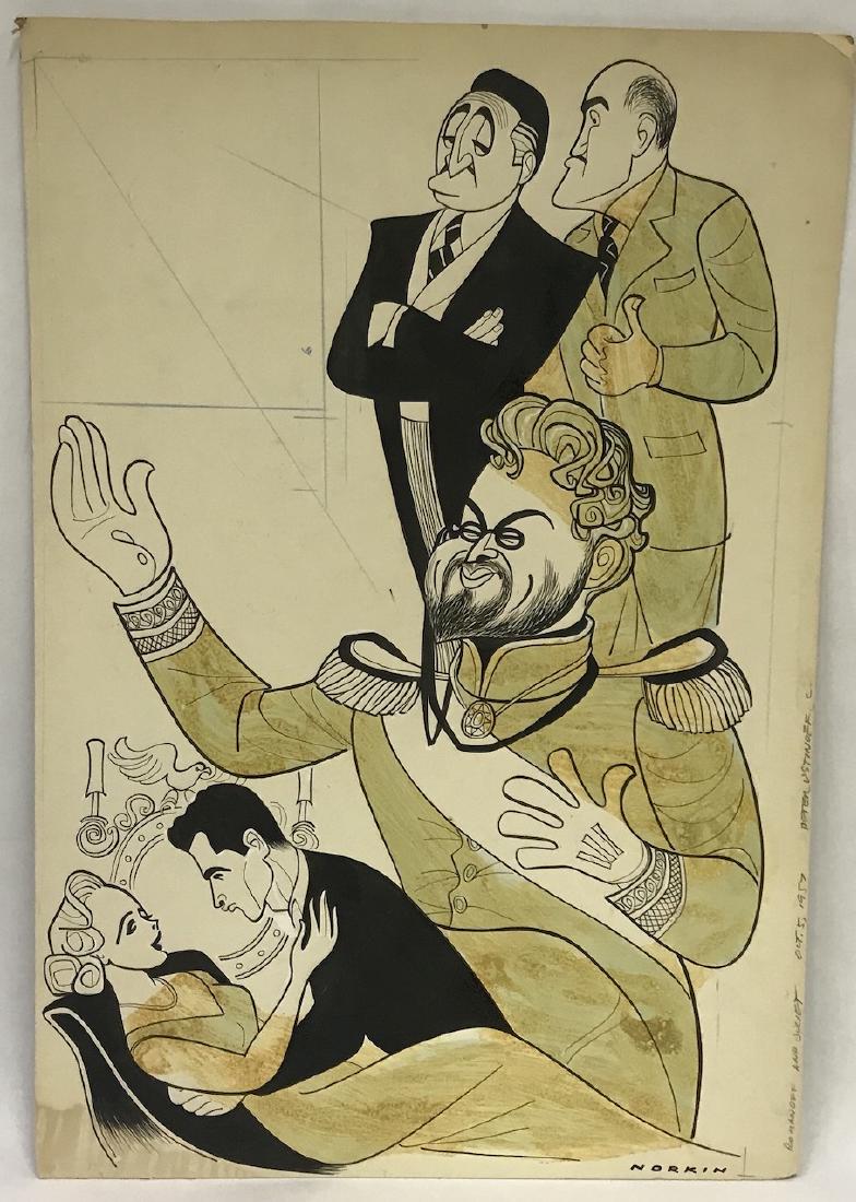 Original Sam Norkin Illustraton. Signed (1 of 3)