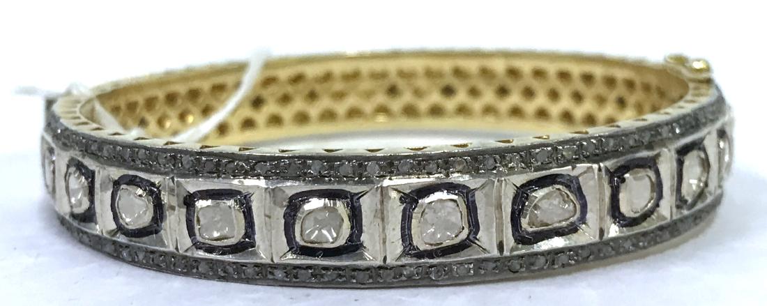 Diamond Bracelet in a Sterling Silver Setting (1 of 3)