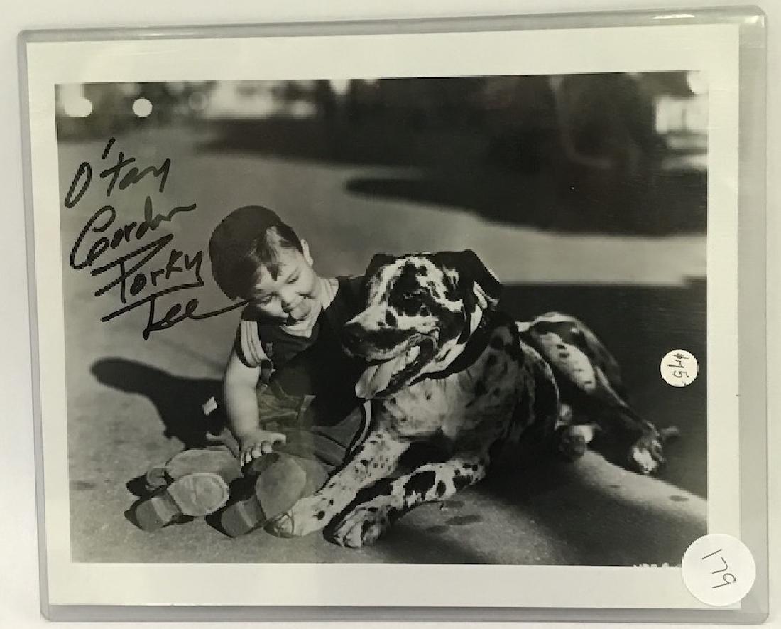 Gordon Lee. Little Rascals. Signed Photograph (1 of 2)