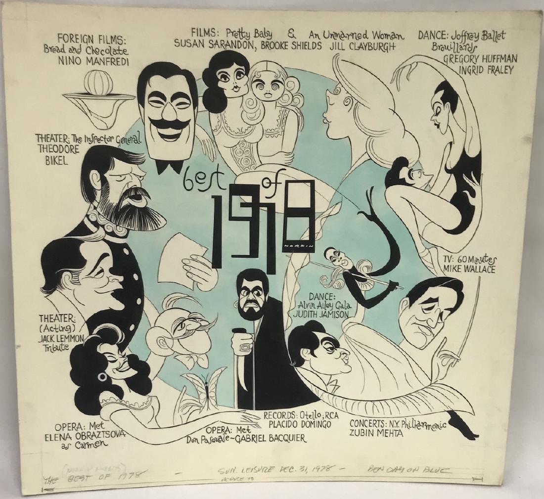 Original Sam Norkin Illustration. Signed (1 of 3)