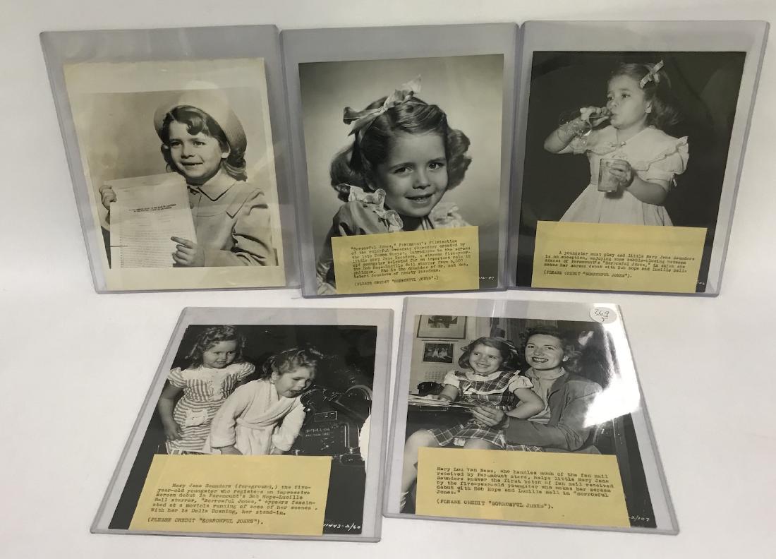 Mary Jane Saunders. Vintage Publicity Photos (5) (1 of 3)