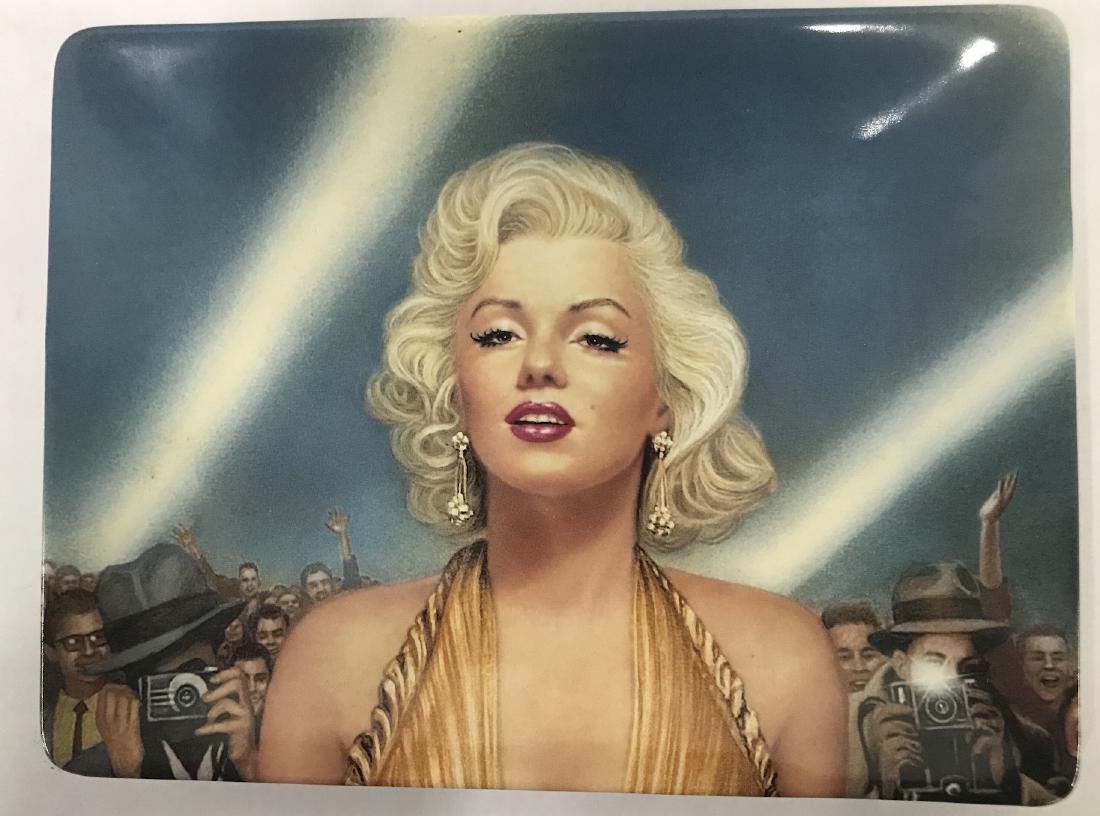 Marilyn Monroe Hollywood Venus Tray: Keith Birdsong Limited Edition, Marilyn Every Inch a Star tray for Bradford Exchange, 1999. Numbered 4050A. . Can be wall hung. 6 1/4" H. x 8 1/4"W