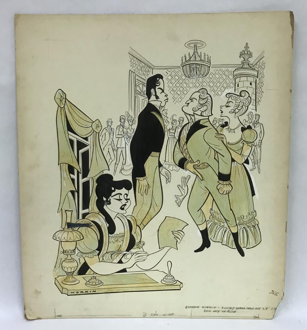 Sam Norkin Original Illustration. Signed. (1 of 3)