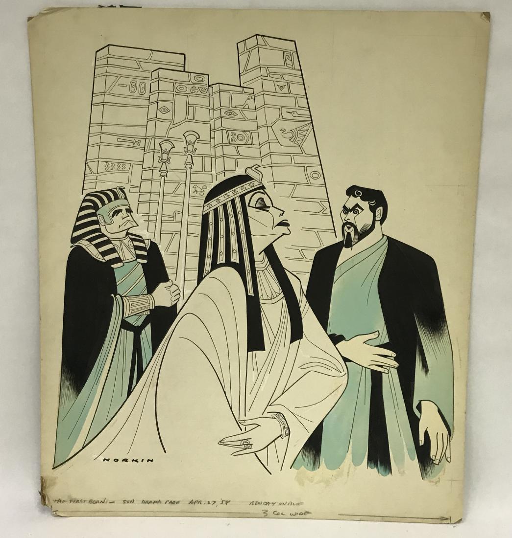 Sam Norkin Original Illustraton. Signed (1 of 3)