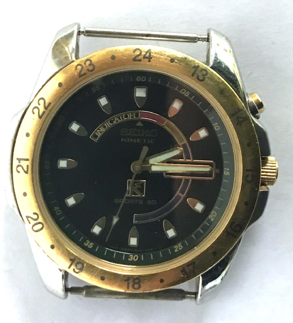 Seiko Watch. Sapphlex Crystal. Stainless Case. (1 of 2)