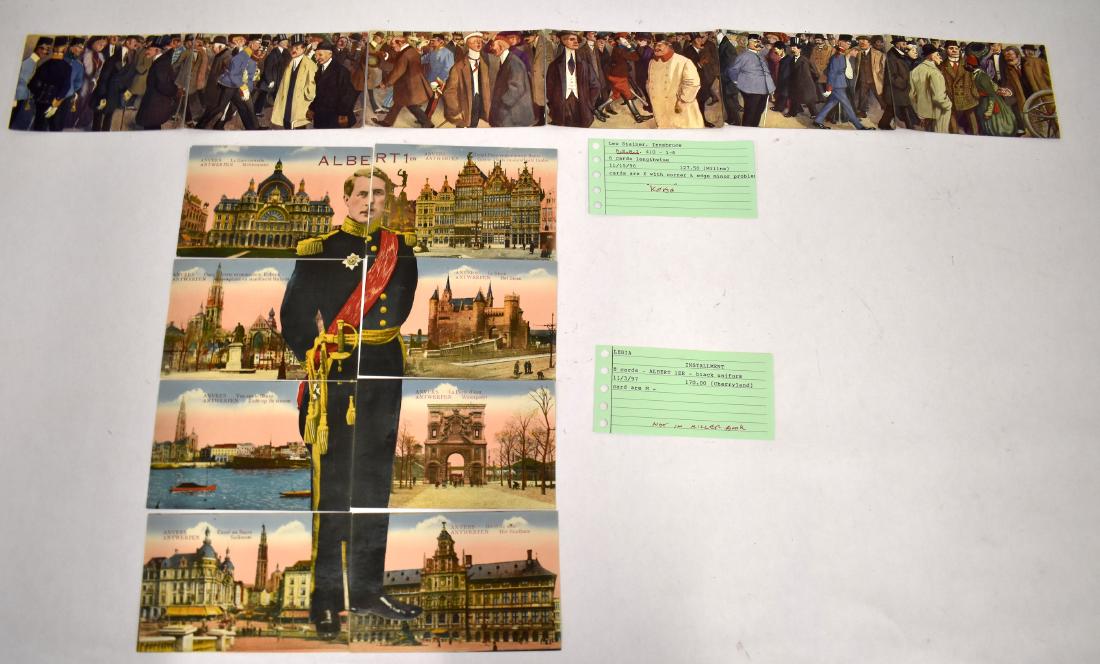 Installment Postcards. Albert I. Black Uniform etc. (1 of 3)