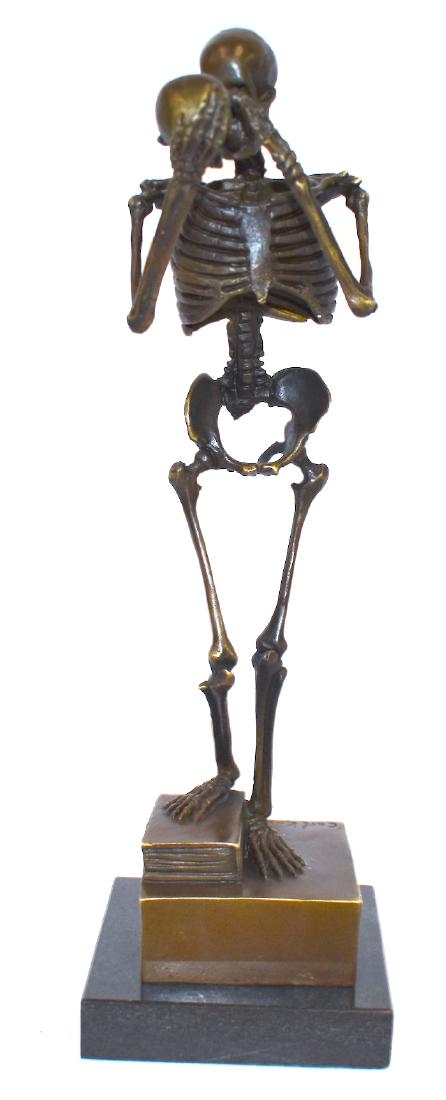 After Carl Kauba. Bronze. Skeleton. Sgd. (1 of 10)