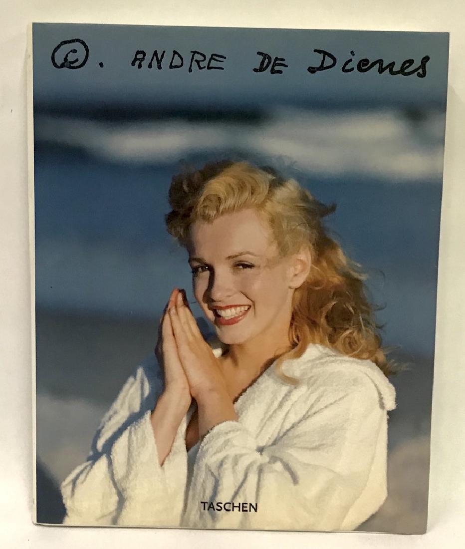 Andre De Dicenes. Martilyn Monroe: Book of Andre De Dicenes. Portraits of Marilyn Monroe. Text and early Monroe Portraits. 12'H. x 9 1/2"w./