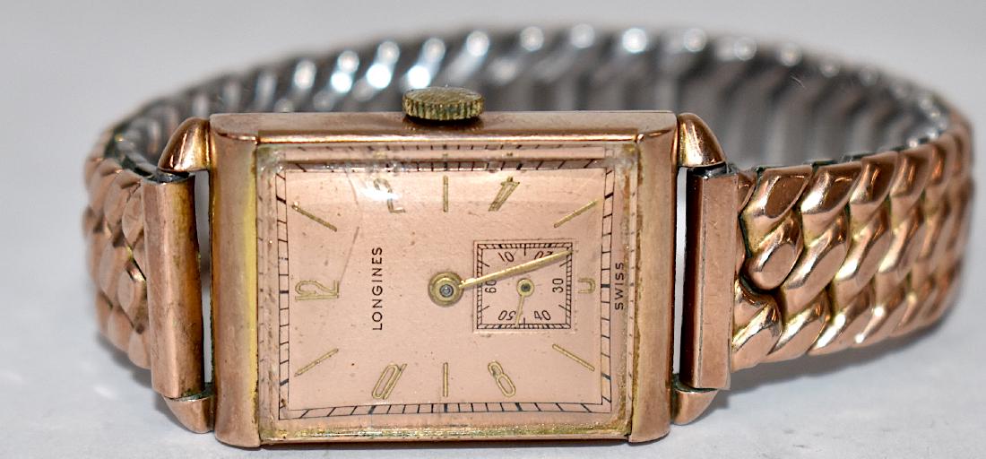 Longines Gold Filled Wrist Watch: Expansion Band.