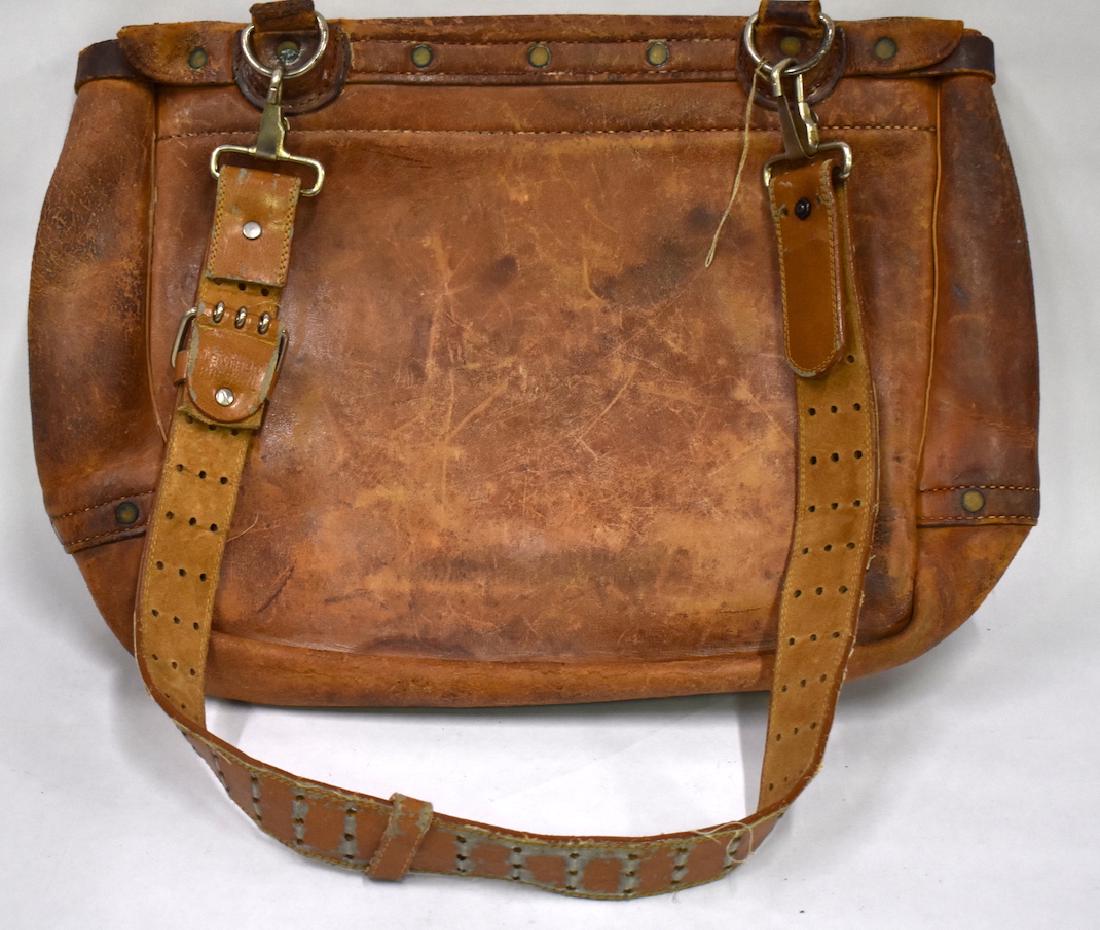 Leather Postal Carrier Mail Bag. Leather. C. 1970