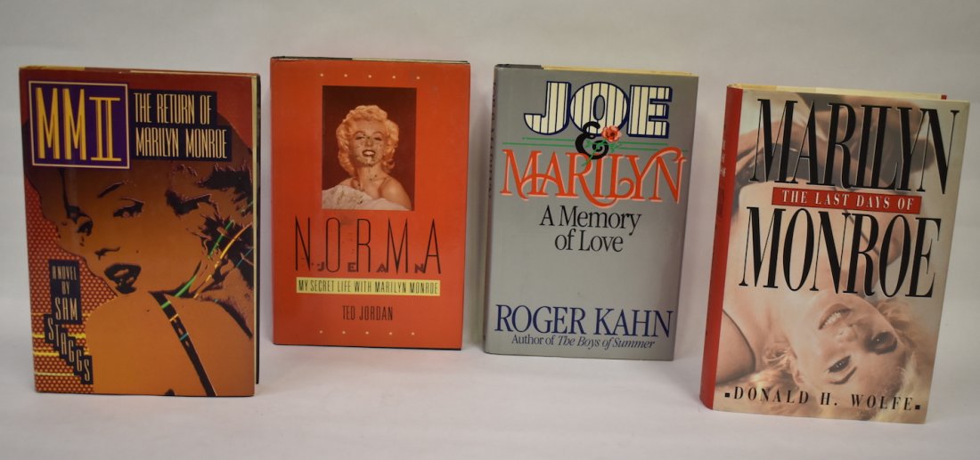 Marilyn Monroe Books (6): The Last Days of Marilyn Monroe by Donald H. Wolfe; Joe and Marilyn, "A Memory of Love" by Roger Kahn, author of The Boys of Summer; MM II "the Return of Marilyn Monroe " by Sam Staggs and Norma Jeane