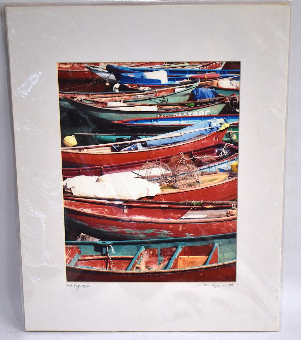 Pablo Deloy Photograph. . Signed and Numbered: Entitled Hong Kong, China in pencil lower left. Boats. Signed Pablo de Loy and numbered 13/20 L. R. in pencil. With a stamp at the back for DeLoy Artz.