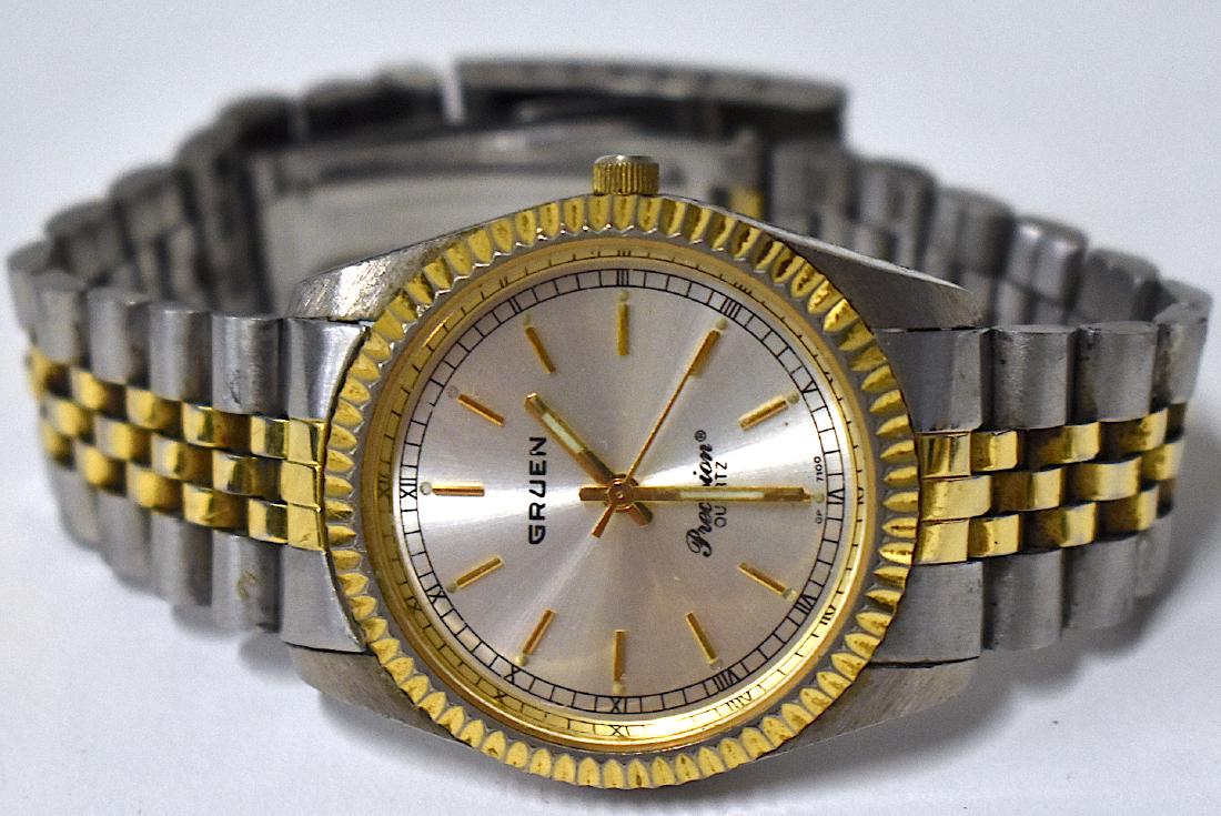 Gruen Precision Wrist Watch: Stainless Steel. Swiss Parts.