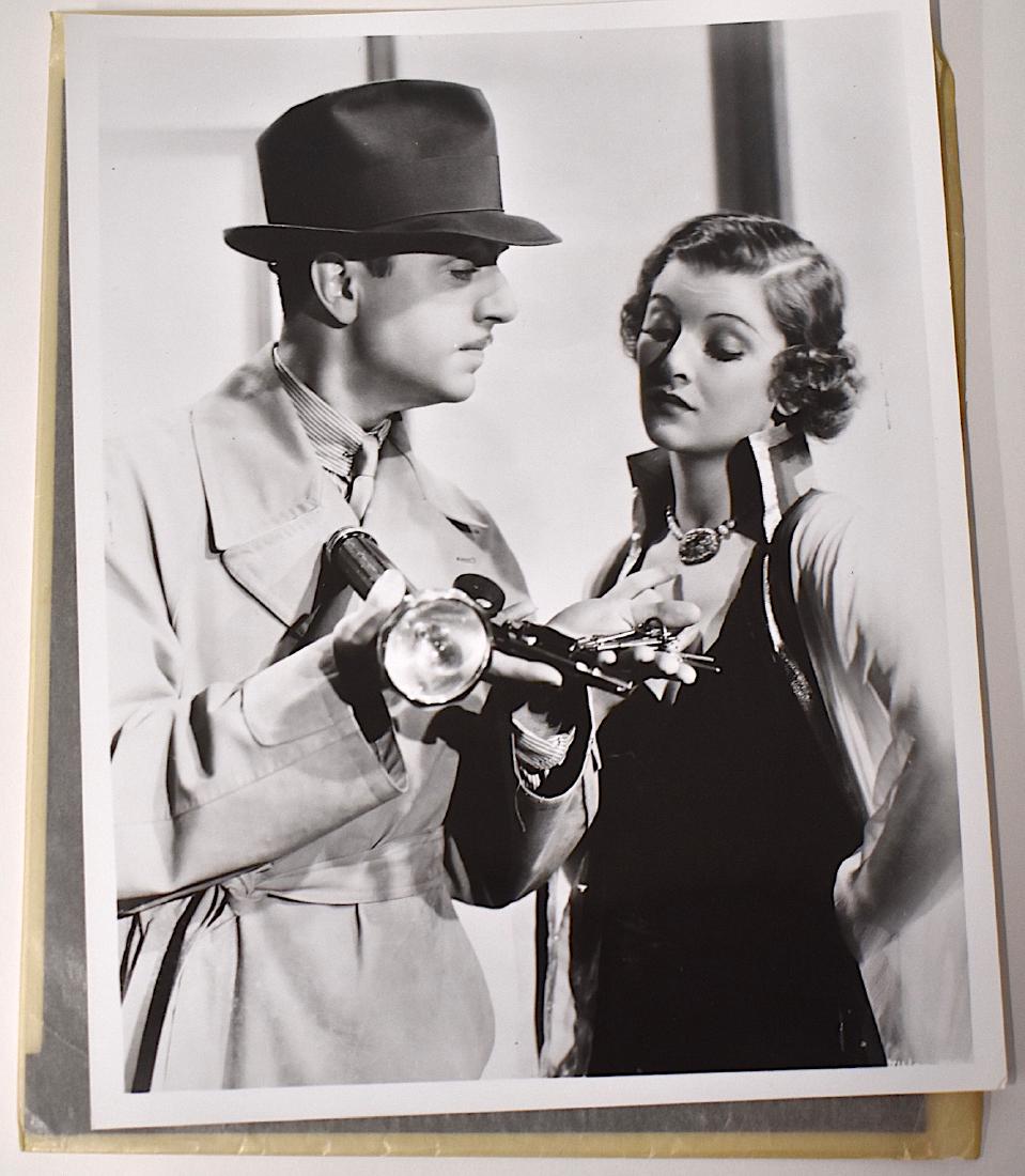 Myrna Loy . Wm. Powell The Thin Man Photo: Classic Thin Man Photograph featuring Myrna Loy and William Powell and the Negative from which it was made. 8 x 10