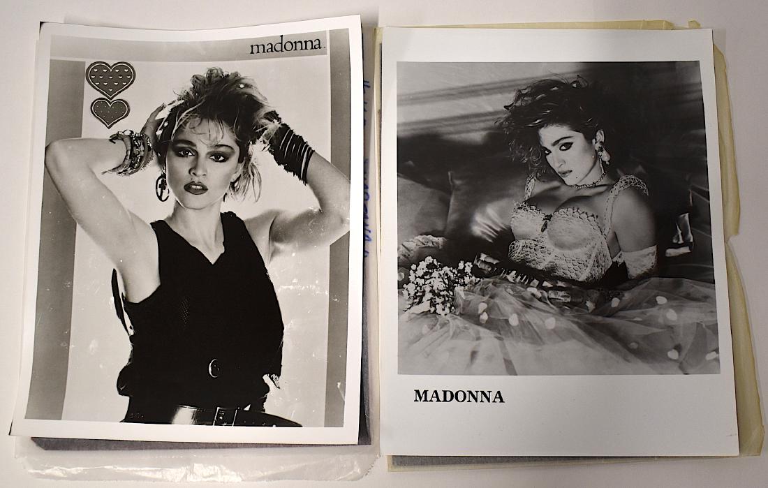Early Madonna Portraits and Negatives. (4): Madonna Portraits and the Negatives from which they were made. (Four items in the lot) All 8 x 10