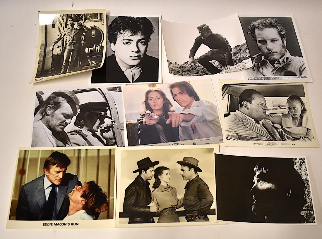 Vintage Celebrity Photographs. D Names (Approx. 330): Don Levy to Dvorak. Included is Robert Downey Jr.; Richard Dreyfuss; Pat Duffy; Kirsten Dunst; Robert Duval. . Call the Gallery for complete list if needed. Approx. 330 photographs in the lot. All 8 x