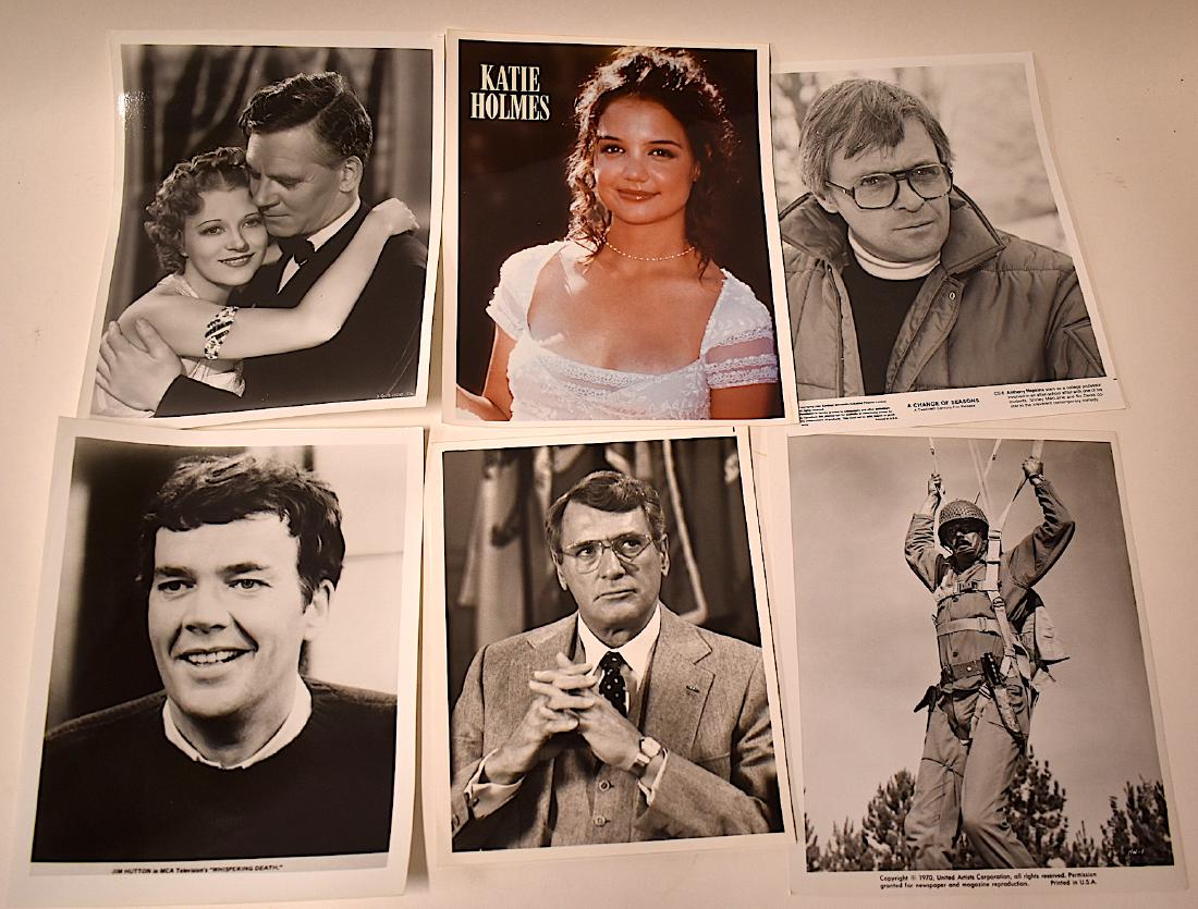 Vintage Celebrity & Movie Stills H's (566): An excellent dealer or collector's lot of vintage movie stills and celebrity portraits , alphabetical Holmes to Hyer. Includes Bob Hope, Kate Hudson, Rock Hudson Five Hundred and Sixty Six. photograph